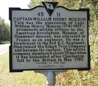 Captain William Henry Mouzon Marker, fromt image. Click for full size.