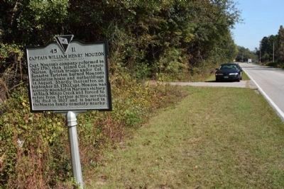 Captain William Henry Mouzon Marker, looking eastward image. Click for full size.