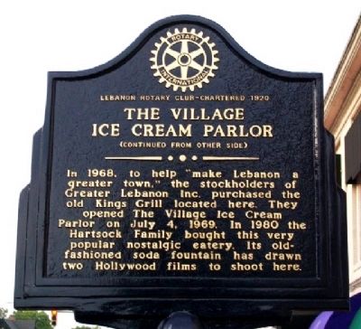 The Village Ice Cream Parlor Marker (Side B) image. Click for full size.