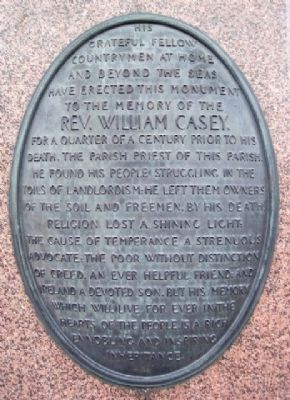 Reverend William Casey Marker image. Click for full size.