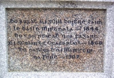 Rev. William Casey Biography (Gaelic) image. Click for full size.
