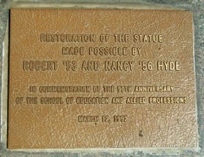 McGuffey Memorial Restoration Marker. Click for full size. McGuffey Memorial Restoration Marker image. Click for full size.