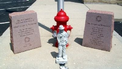 Founding Members of the Morgan Township Fire Department Marker image. Click for full size.