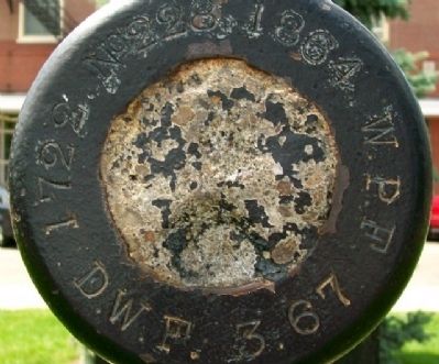 G.A.R. Cannon Muzzle Markings image. Click for full size.