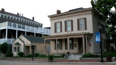 The Lewis House and Marker. Click for full size. The Lewis House and Marker image. Click for full size.