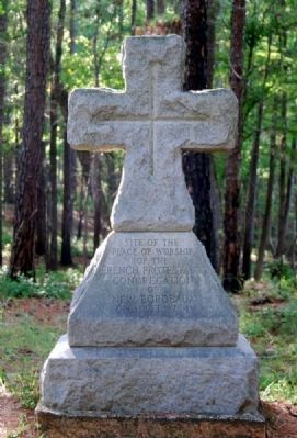 New Bordeaux Worship Site Monument -<br>East Side image. Click for full size.