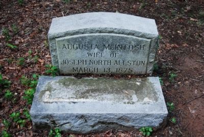 Augusta McIntosh Tombstone image. Click for full size.