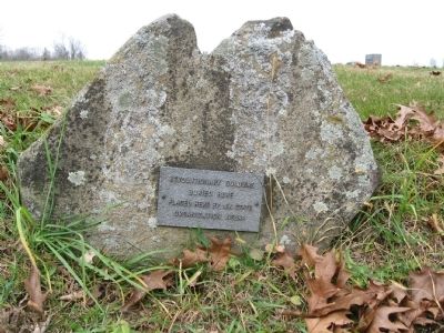 The Stone Next to the Marker. Click for full size. The Stone Next to the Marker image. Click for full size.