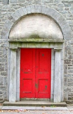 Duleek Courthouse Doric Door-case and Fanlight. Click for full size. Duleek Courthouse Doric Door-case and Fanlight image. Click for full size.