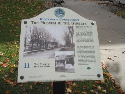 Main Street in the Late 1800s Marker. Click for full size. Main Street in the Late 1800s Marker image. Click for full size.
