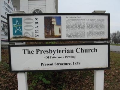 The Presbyterian Church Marker. Click for full size. The Presbyterian Church Marker image. Click for full size.