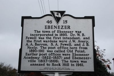 Ebenezer Marker image. Click for full size.