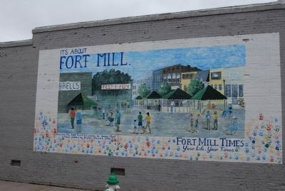 Fort Mill Mural image. Click for full size.