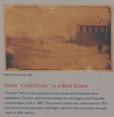 MACK Marker - From "Gold Fever" to Real Town image. Click for full size.