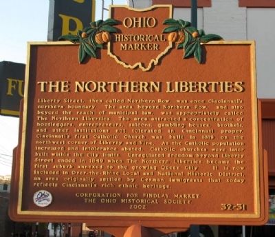 The Northern Liberties Marker Side. Click for full size. The Northern Liberties Marker Side image. Click for full size.