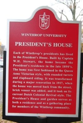 President's House Marker. Click for full size. President's House Marker image. Click for full size.