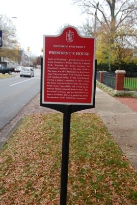 President's House Marker. Click for full size. President's House Marker image. Click for full size.