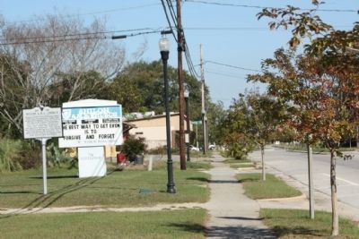 Shiloh A.M.E. Church Marker, looking north along West Cleveland Street (State Road 47). Click for full size. Shiloh A.M.E. Church Marker, looking north along West Cleveland Street (State Road 47) image. Click for full size.