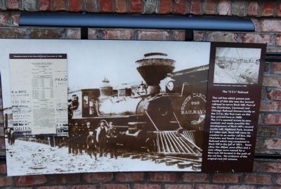 The "3C's" Railroad Marker image. Click for full size.