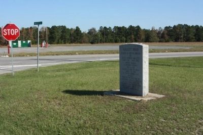 Mallett Road Marker as seen at intersection with Greeleyville Highway (US 521, State Road 261) image. Click for full size.