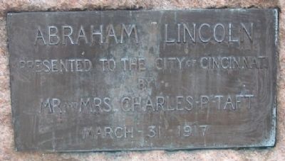 Abraham Lincoln Monument Marker image. Click for full size.