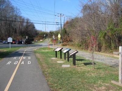 Markers at the Site of Hunter Station image. Click for full size.