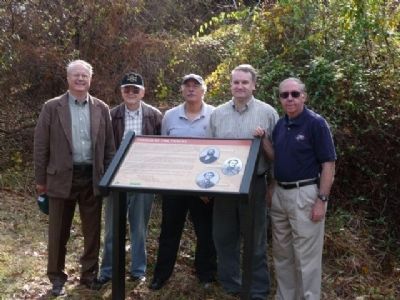 Members of the Hunter Mill Defense League at the Marker image. Click for full size.