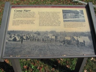 Camp Alger Marker image. Click for full size.