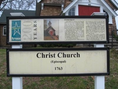 Christ Church Marker. Click for full size. Christ Church Marker image. Click for full size.