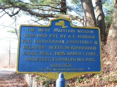 The West Mountain Mission Marker. Click for full size. The West Mountain Mission Marker image. Click for full size.