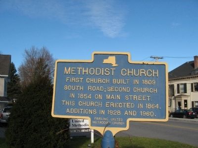 Methodist Church Marker. Click for full size. Methodist Church Marker image. Click for full size.