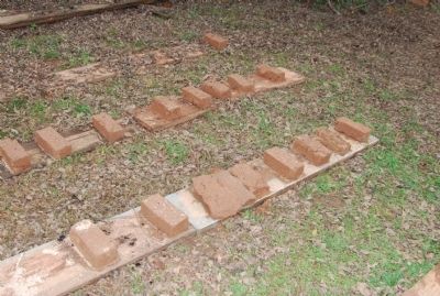 Brick making demostration. Click for full size. Brick making demostration image. Click for full size.