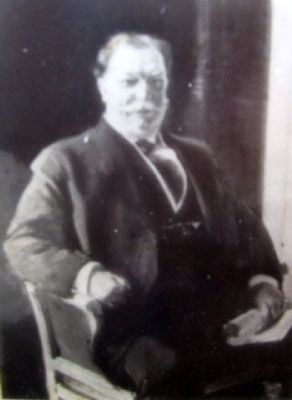 William Howard Taft Painting on Marker image. Click for full size.