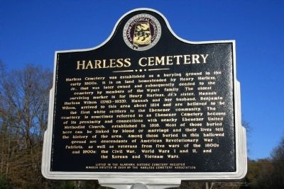 Harless Cemetery Marker image. Click for full size.