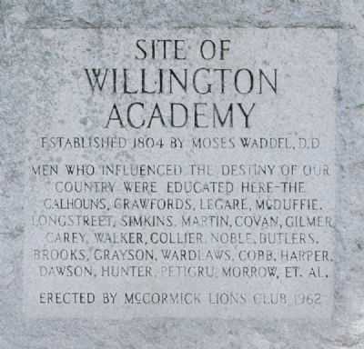 Site of Willington Academy Marker image. Click for full size.