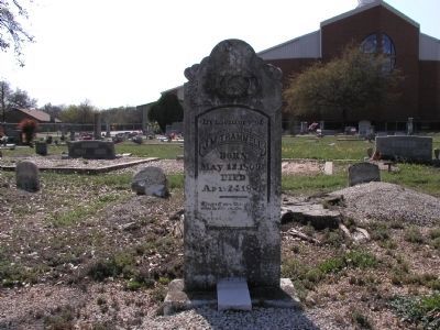 James M. Trammell Gravestone. Click for full size. James M. Trammell Gravestone image. Click for full size.