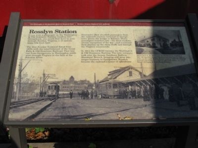 Rosslyn Station Marker image. Click for full size.