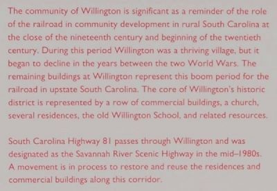 Willington Marker. Click for full size. Willington Marker image. Click for full size.
