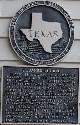 St. James Church Marker. Click for full size. St. James Church Marker image. Click for full size.