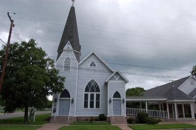 St. James Church and Marker. Click for full size. St. James Church and Marker image. Click for full size.