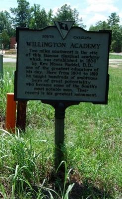 Willington Academy Marker. Click for full size. Willington Academy Marker image. Click for full size.