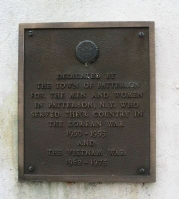 Plaque on the the East Face image. Click for full size.
