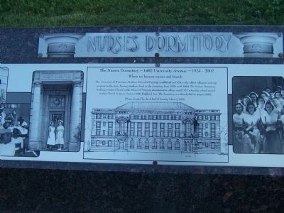 The Nurses Dormitory Marker. Click for full size. The Nurses Dormitory Marker image. Click for full size.