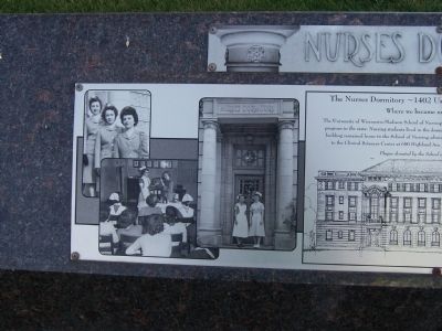 The Nurses Dormitory Marker (detail) image. Click for full size.