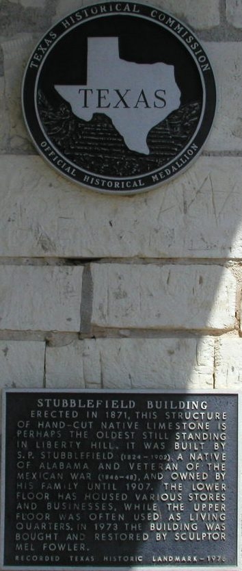 Stubblefield Building Marker