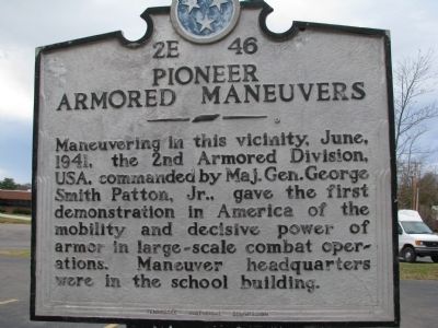 Pioneer Armored Maneuvers Marker image. Click for full size.
