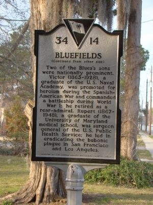 Bluefields Marker, Side Two image. Click for full size.