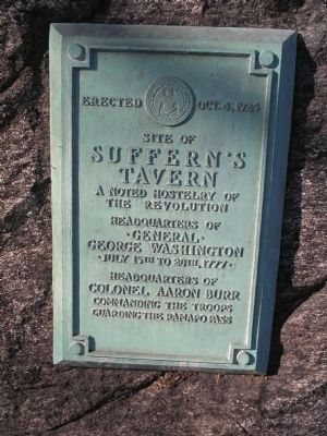 Suffern’s Tavern Marker. Click for full size. Suffern’s Tavern Marker image. Click for full size.