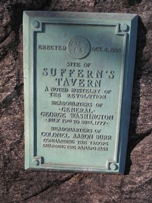 Sufferns Tavern Marker image. Click for full size.