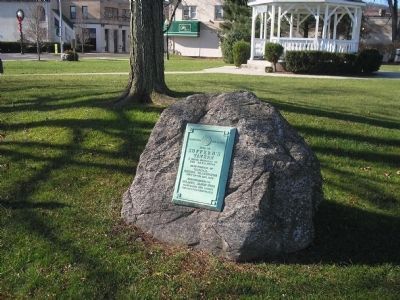 Marker on Washington Avenue. Click for full size. Marker on Washington Avenue image. Click for full size.